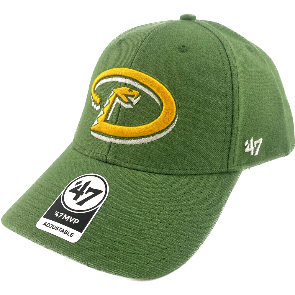 47 MVP Arizona Diamondbacks World Series 2001 Patch MLB Green Sure Shot Snapback